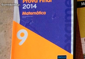 Livro "prova final matemática 9.ano"