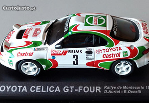 * Miniatura 1:43 Toyota Celica GT-FOUR | Rally Monte Carlo 1993 |"100 Anos do Desporto Automóvel"