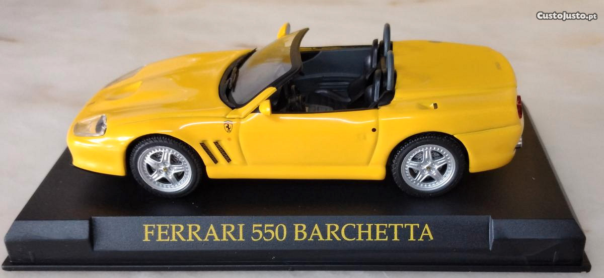 Miniatura 1:43 Colecção Ferrari 550 BARCHETTA (2001)