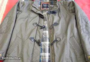 Blusão / casaco da Pepe Jeans, unisexo, original, impecável, esverdeado - tamanho M