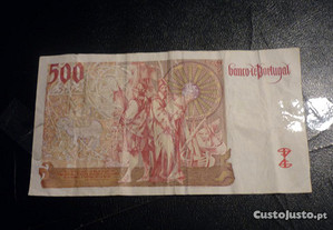 1 - Nota de 500$00,de 1980