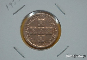 221 - República: X centavos 1955 bronze, por 0,95
