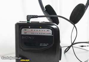 Walkman Sony com rádio