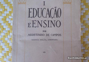 Educação e Ensino - Agostinho de Campos