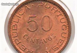 S. Tomé e Príncipe - 50 Centavos 1971 - soberba