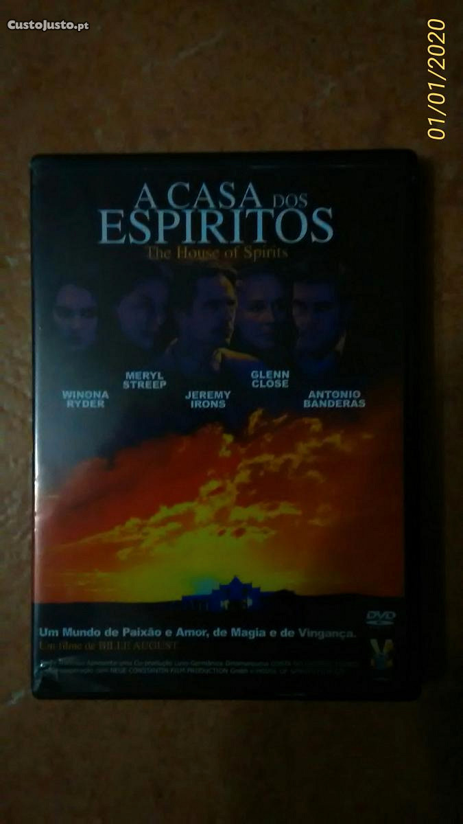 Dvd Casa Dos Espíritos, Versão Definitiva, Meryl Streep +