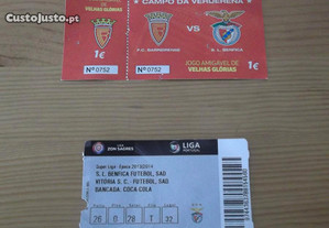 Bilhete do jogo S.L. Benfica - Vitória Sport Club
