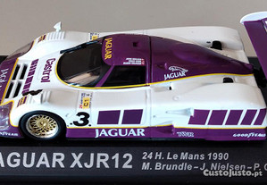* Miniatura 1:43 JAGUAR XJR 12 | 24h Le Mans (1990) | "100 Anos do Desporto Automóvel" 