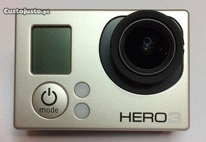 Câmera Go-Pro Hero 3, cor cinza, como nova, pouco uso!