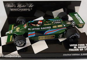 Minichamps F1 Lotus Ford 79 Mario Andretti GP Itália 1979