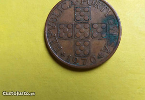 Um escudo (1$00) BRONZE 1970