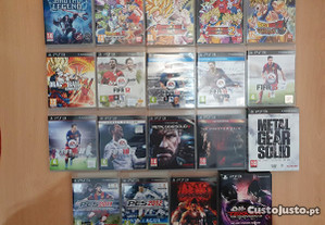 Jogos PlayStation 3 - MetalGear, DBZ, Tekken, FIFA