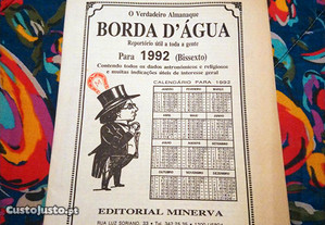 Almanaque Borda d'Água de 1992