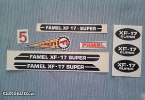 Autocolantes motorizadas Famel xf 17 super