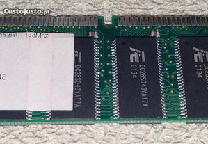 Memória RAM SDRAM DIMM 256mb pc133 133mhz 168 pin