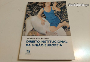 Livro Direito Institucional da União Europeia