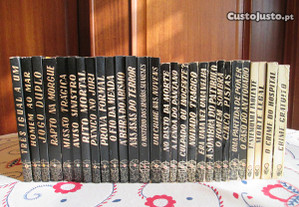28 Livros Policiais Antigos da Colecção "Escaravelho de Ouro"