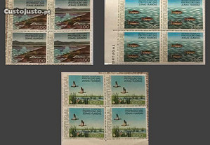 3 quadras selos Recursos Naturais - Água - 1976