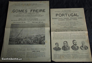 Brochuras de divulgação editor João Romano Torres