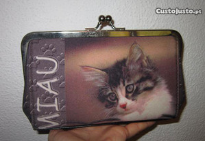 Bolsa pochete lindissima com gato