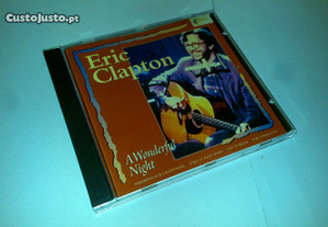 eric clapton (a wonderful night) música/cd raro