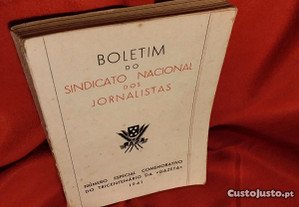 Boletim do Sindicato Nacional dos Jornalistas - especial comemorativo do Tricentenário da Gazeta