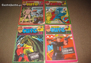 4 Revistas de Banda Desenhada Vintage "Jornal do Cuto"