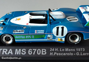 * Miniatura 1:43 Matra MS 670B | 24h Le Mans 1973|"100 Anos do Desporto Automóvel"