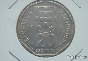 250 - República: 20 escudos 1986 cuni, por 0,15