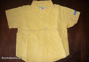 Camisa Levis amarelo-claro