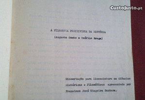 Francisco Santana-A Filosofia Poitivista da História-1957