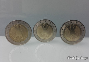Moedas Euro Alemanha - 2 Euros do ano 2002