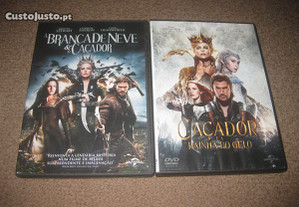 DVDs "A Branca de Neve e o Caçador e O Caçador e a Rainha do Gelo" com Charlize Theron
