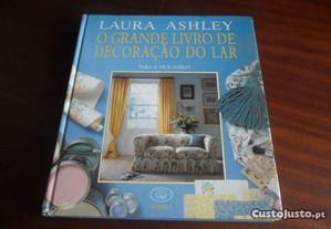 "O Grande Livro de Decoração do Lar" de Laura Ashley - 1ª Edição de 1990