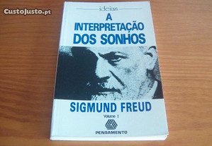A interpretação dos sonhos vol I de Sigmund Freud