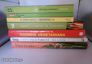 Livros cozinha vegetariana