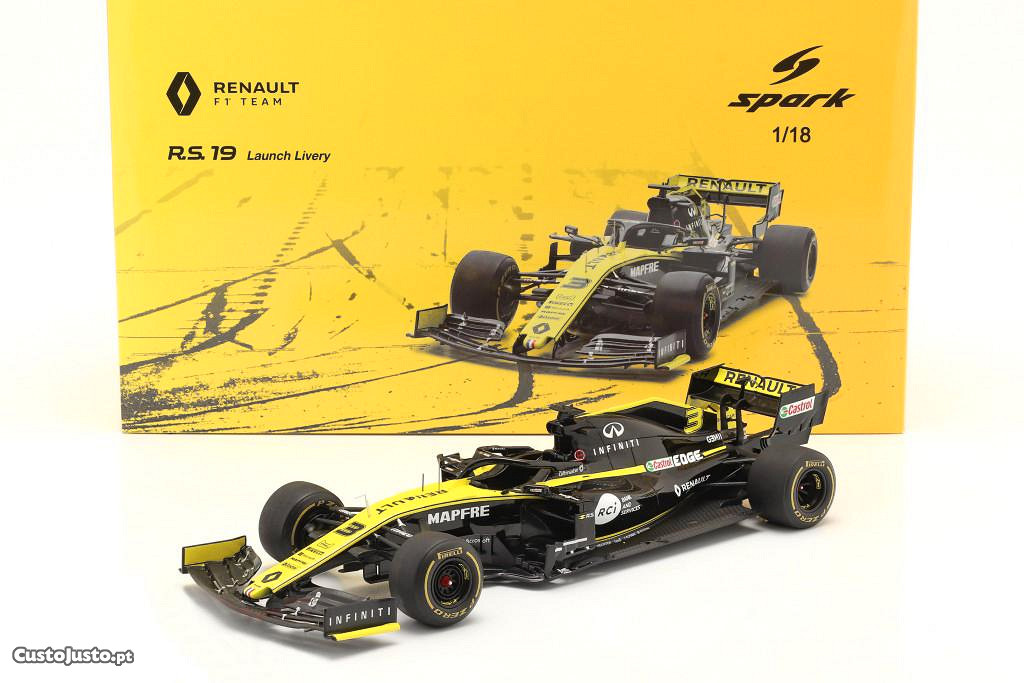 1/18 Fórmula 1 Renault Ocon / Ricciardo / Magnusen