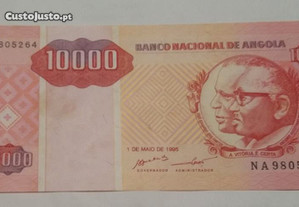 Nota de Angola Kz 10.000 (dez mil Kwanzas)-1995