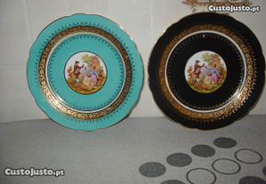 PAR pratos porcelana da alemanha INKA/SCHOPF