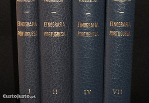 Livros Etnografia Portuguesa José Leite de Vasconcelos 