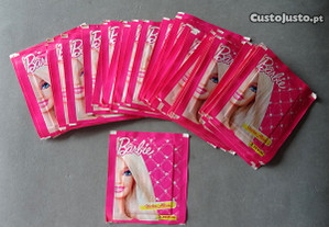 Lote de 45 carteiras cromos fechadas Barbie