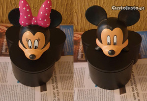 Minnie / Mickey com Caixa para chocolates bijuterias etc (novas)