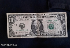 Nota de 1 Dólar EUA Série A de 1988 (Rara)