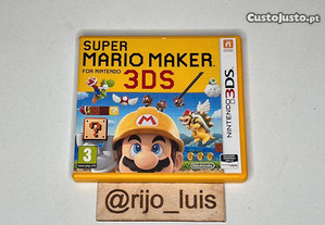 Super Mario Maker Nintendo 3DS completo
