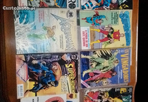 Lote de livros antigos BD Marvel
