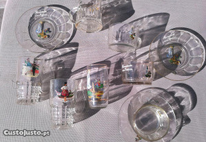 Coleção de peças vidro de Fatima vintage c 40 anos vend troc