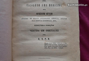 Guia do Povo para escolher uma Medicina 1862