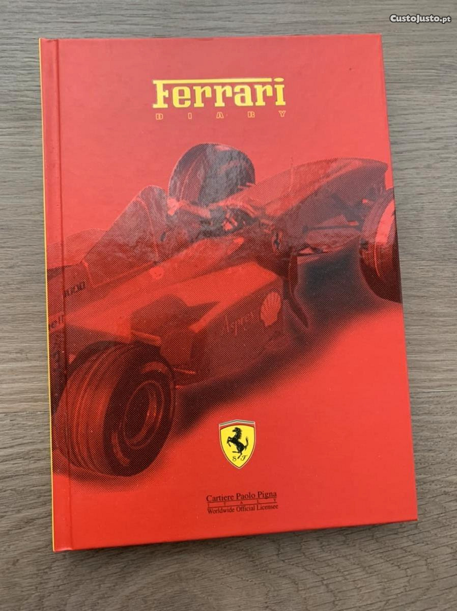 Agenda escolar Ferrari do ano 1998