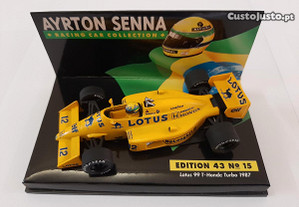 Ayrton Senna F1 Lotus 99T 1987 1:43 Minichamps