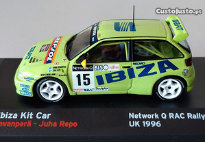 * Miniatura 1:43 Seat Ibiza Kit | Prova: Car Network Q RAC Rally 1996 